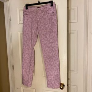 Liverpool Jeans Co Lavender Cheetah Print Jeans
